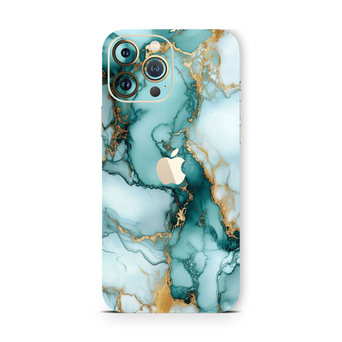 Luxurious Green Marble Texture Mobile Skin