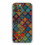 Colorful Vintage Seamless Pattern With Floral Mobile Skin